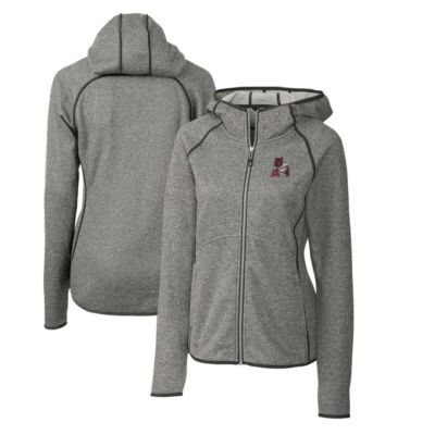 NCAA Heather Arkansas Razorbacks Mainsail Sweater-Knit Full-Zip Hoodie