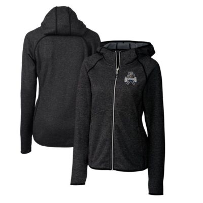 NCAA Heather Utah State Aggies Mainsail Sweater-Knit Full-Zip Hoodie