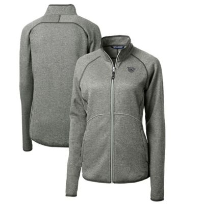 NCAA Heather Cincinnati Bearcats Mainsail Sweater-Knit Full-Zip Jacket