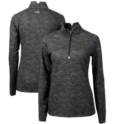 Georgia Tech Yellow Jackets NCAA Traverse Print Stretch Quarter-Zip Pullover Top