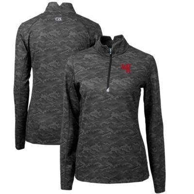 NCAA Western Kentucky Hilltoppers Traverse Print Stretch Quarter-Zip Pullover Top