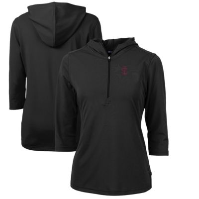 NCAA Southern Illinois Salukis Vault Virtue Eco Pique Recycled Half-Zip Pullover Hoodie