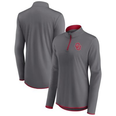 NCAA Fanatics Oklahoma Sooners Corner Quarter-Zip Top