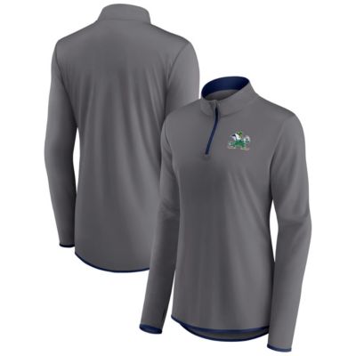 NCAA Fanatics Notre Dame Fighting Irish Corner Quarter-Zip Top