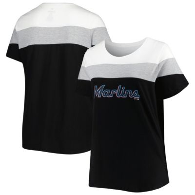 MLB Miami Marlins Plus Colorblock T-Shirt
