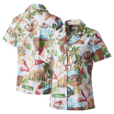 MLB St. Louis Cardinals Scenic Camp Button-Up Shirt