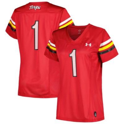 NCAA Under Armour #1 Maryland Terrapins Replica Football Jersey