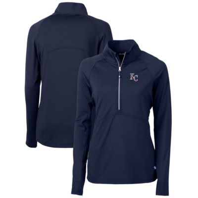 MLB Kansas City Royals Americana Logo Adapt Eco Knit Stretch Recycled Half-Zip Pullover Top