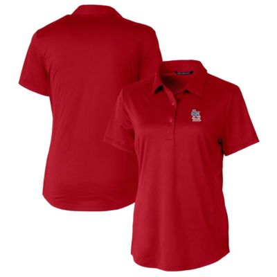 MLB St. Louis Cardinals Americana Logo Prospect DryTec Textured Stretch Polo