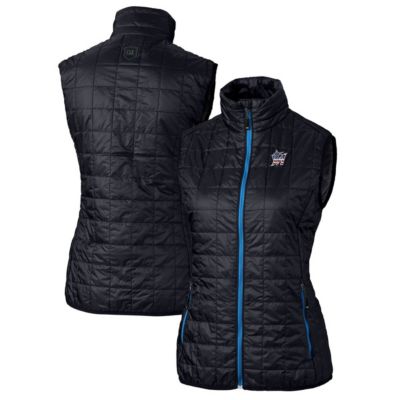 MLB Miami Marlins Americana Logo Rainier PrimaLoft Womens Eco Insulated Full-Zip Puffer Vest