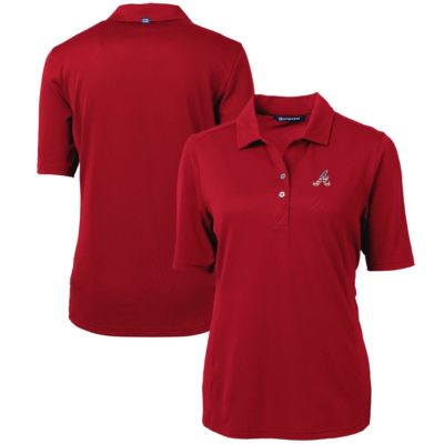 MLB Atlanta Braves Americana Logo DryTec Virtue Eco Pique Recycled Polo