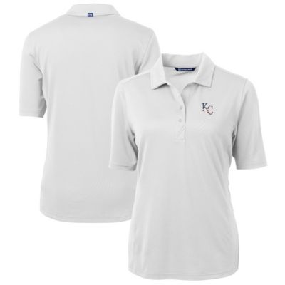 MLB Kansas City Royals Americana Logo DryTec Virtue Eco Pique Recycled Polo