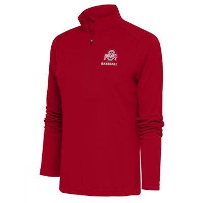 NCAA Ohio State Buckeyes Baseball Tribute Half-Zip Pullover Top