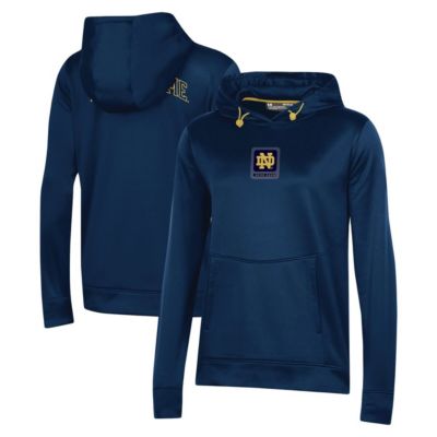 NCAA Under Armour Notre Dame Fighting Irish 2023 Sideline Performance Pullover Hoodie