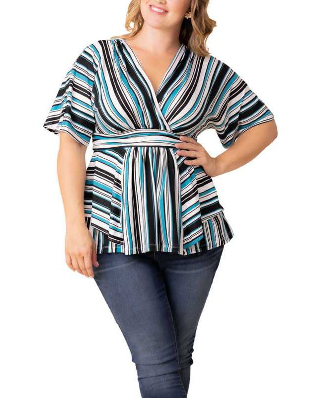 Teal Stripes
