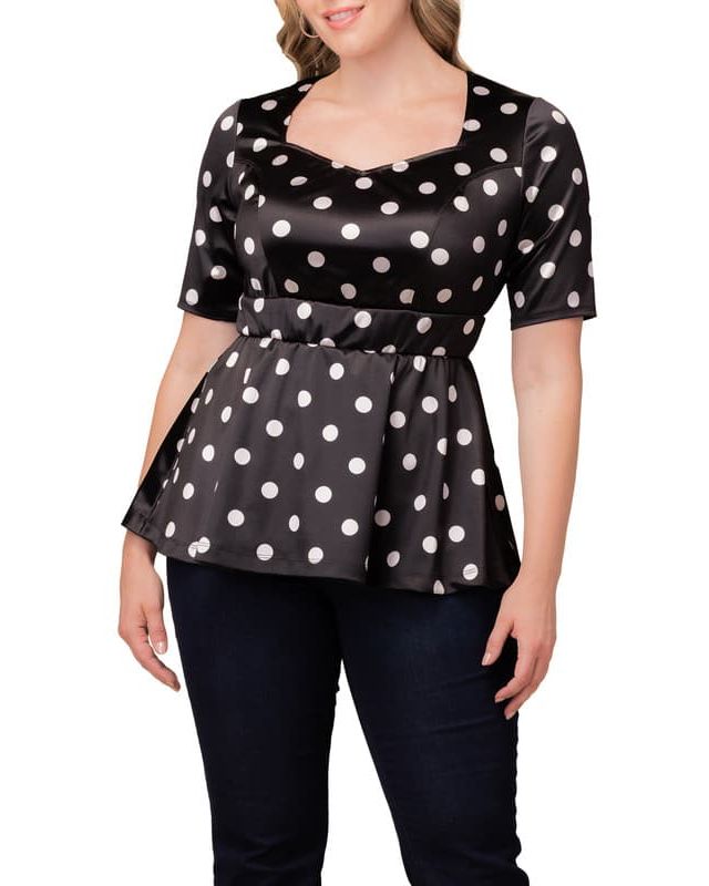 Black Polka Dot
