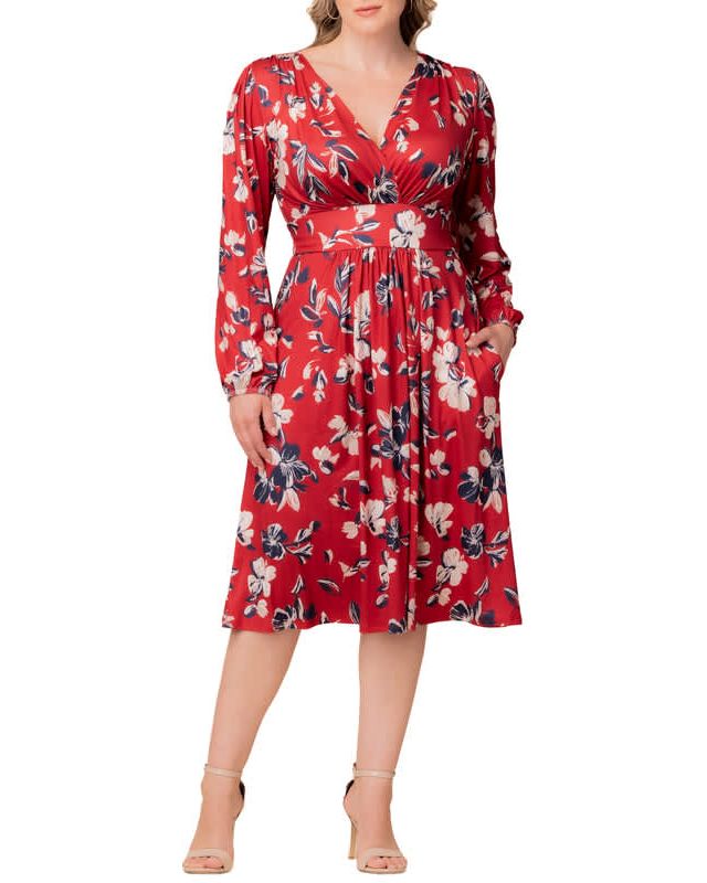Red Floral Print