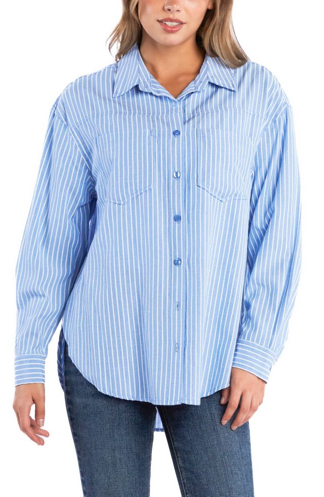 Denim Blue Stripes