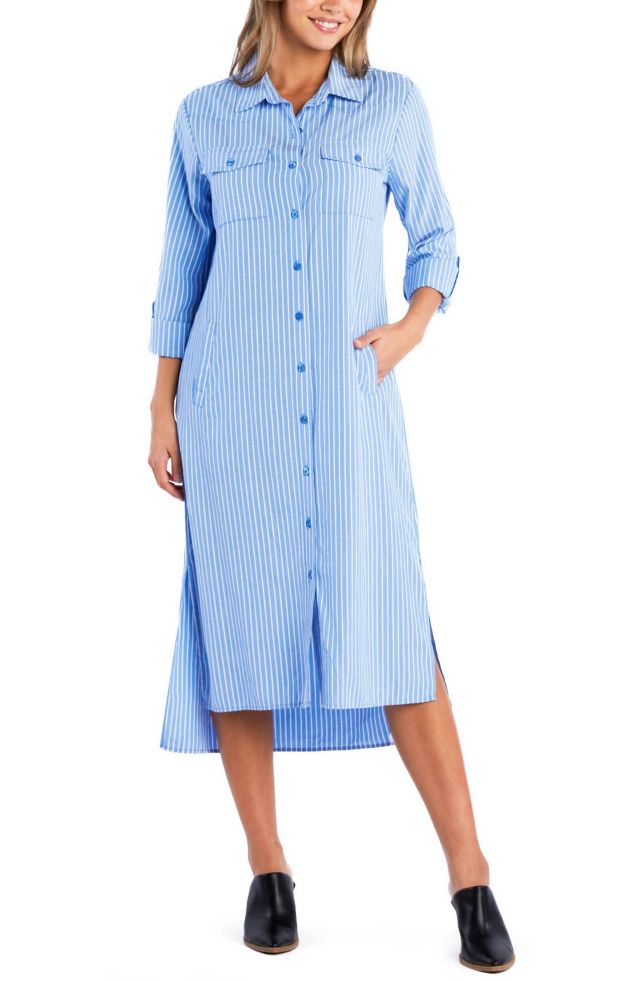 Denim Blue Stripes