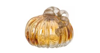 Gold decorative pumpkin