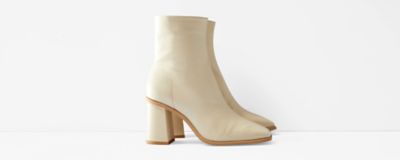 Image of white booties