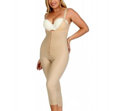 Zip Front Capri length Bodysuit