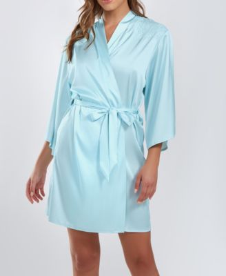 Barbie Satin Robe W/ Eyelash Lace Trim