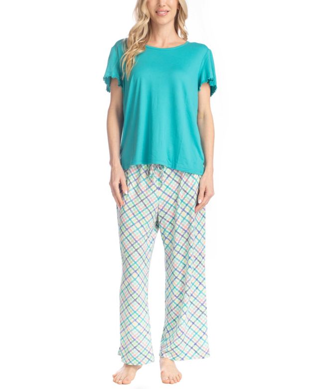 Teal/Spring Plaid