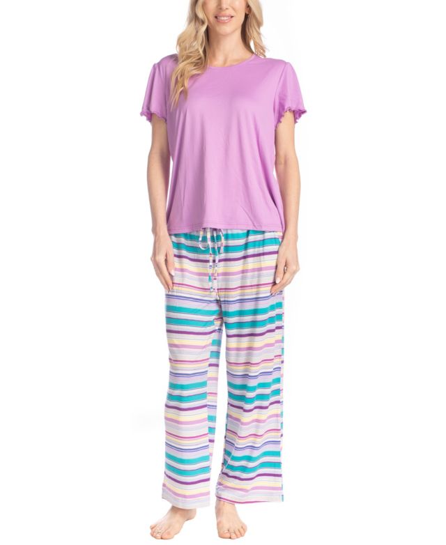 Pur/Rainbow Stripe