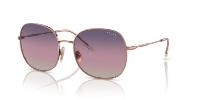Rose Gold/Trigradient Brown/Violet/Blue