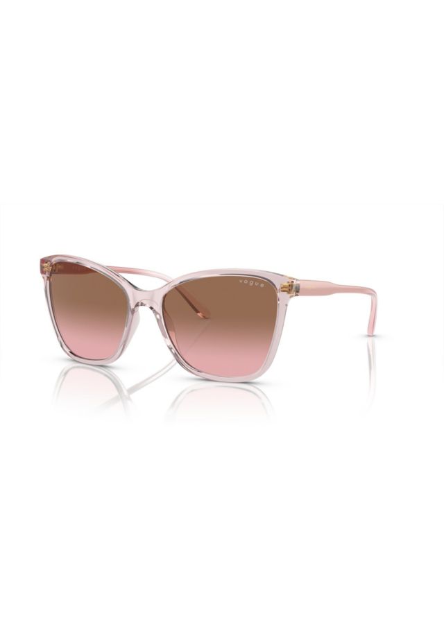 Transparent Pink/Pink Gradient Brown
