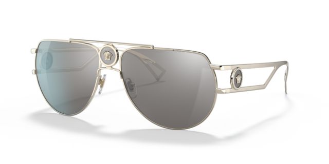 Pale Gold/Light Grey Mirror Silver