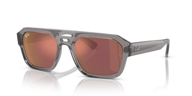 Transparent Grey/Dark Violet/Red