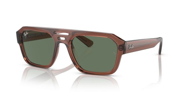 Transparent Brown/Dark Green