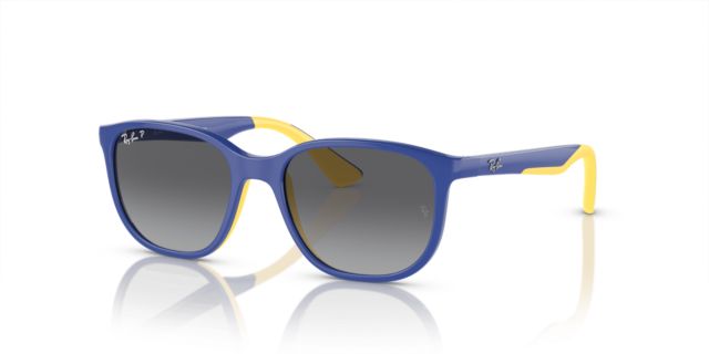 Light Blue On Yellow/Grey