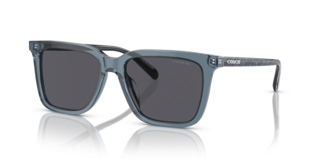 Transparent Blue/Blue Solid