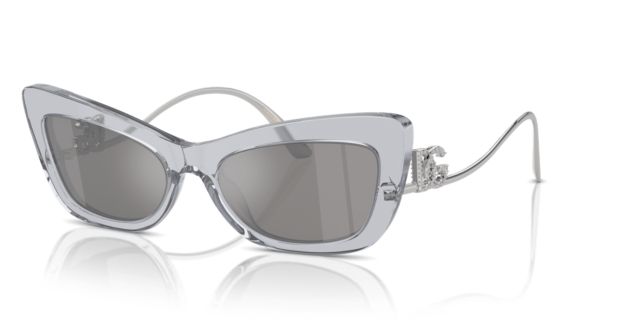 Transparent Grey/Light Grey Mirror Silver