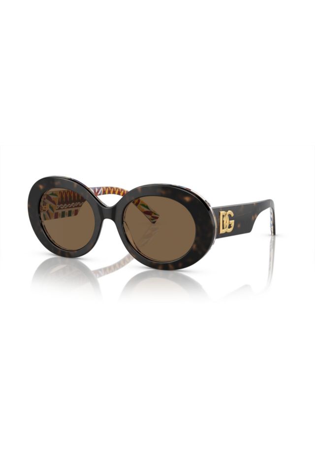 Havana On White Barrow/Dark Brown