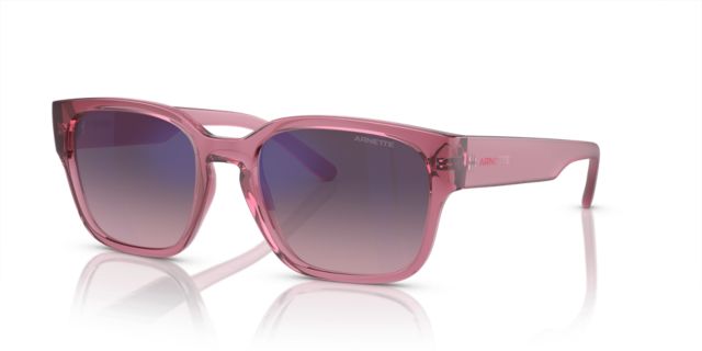 Transparent Pink/Rose Gradient Grey Mirror Blue