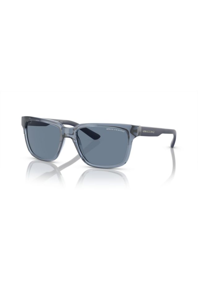 Shiny Transparent Blue/Dark Blue Polarized