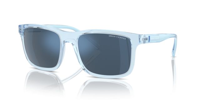 Shiny Transparent Blue/Dark Blue Mirror Blue