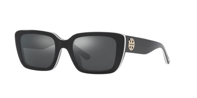 Black White Trilayer/Grey Mirror Silver