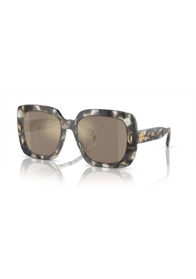 Black/White Tortoise/Light Brown Mirror Gold