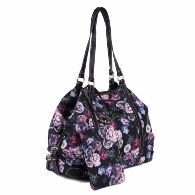 Eva Print Black Beige