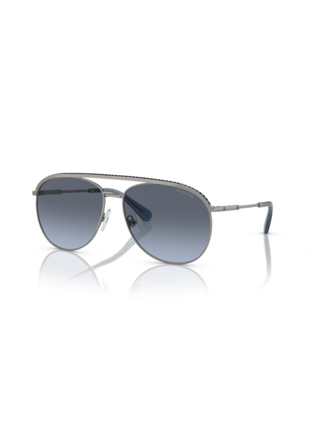 Gunmetal/Blue Gradient Grey