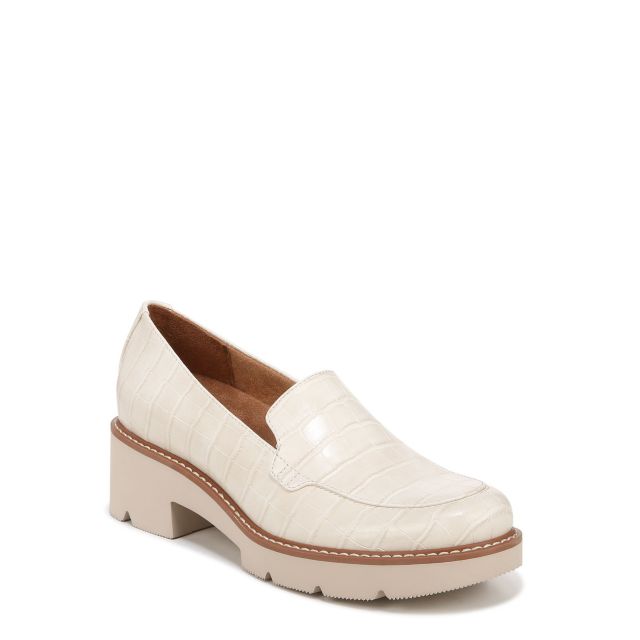 Porcelain Croco Faux Leather