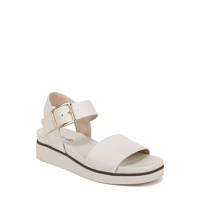 Bone White Faux Leather