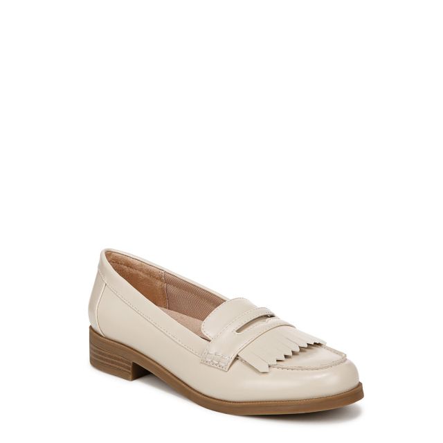Cream Beige Faux Leather