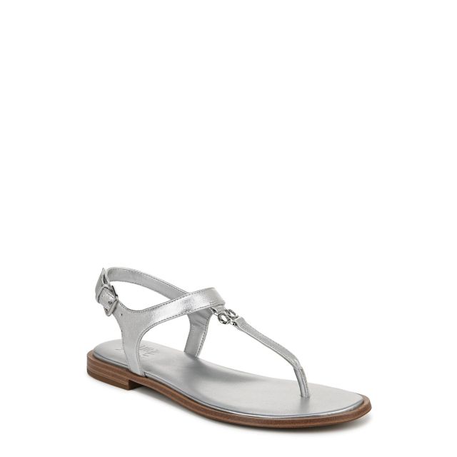 Silver Faux Leather