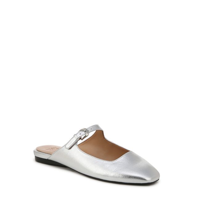 Silver Faux Leather